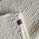 ♥ Kremowy ZESTAW Poduszeczka i kocyk niemowlęcy ♥