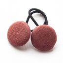 Gumki do włosów Mini Bobbles Linen Cinnabar