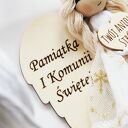 Anioł komunijny - pamiątka Pierwszej Komunii Świętej dla dziewczynki