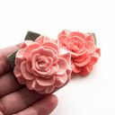Opaska do włosów z kwiatkiem CAMELIA - handmade dla dziewczynki