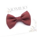 Spinka do włosów Linen Bow Cinnabar