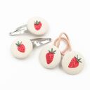 Gumeczki do włosów Truskawki Strawberry - zestaw 2 szt.