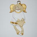 Pamiątka Moniki - aniołek komunijny z masy solnej