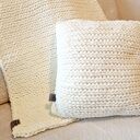 ♥ Kremowy ZESTAW Poduszeczka i kocyk niemowlęcy ♥