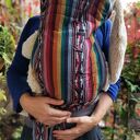 Mei Tai - nosidełko dla dzieci mocowane czterema długimi pasami (handmade), bez elementów sztywnych