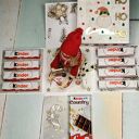 Świąteczny exploding box dla dziewczynki - zimowa niespodzianka na Boże Narodzenie
