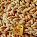 ♥ Musztardowy KOCYK Niemowlęcy ♥