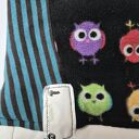 Czapka kolorowa Smerfetka dziecięca rozmiar uniwersalny ciepła miła dla głowy Box e1