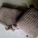 ♥ Szary ZESTAW Poduszeczka i kocyk niemowlęcy ♥