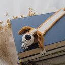 Zakładka REKSIO - Jack Russell terrier - ręcznie szydełkowana