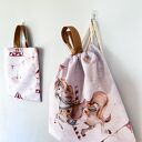 Dziecięcy worek-plecak do przedszkola z mini woreczkiem - wodoodporny zestaw cyrk