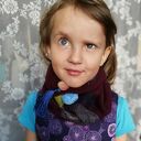 Komin polarowy dla dziecka z filcem boho - etno handmade z wełny merynosów (bordo)