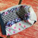 Ręcznie szyta czapka dziecięca patchwork etno boho folk - rozmiar 54-55 cm