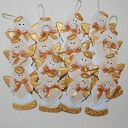 Złote prezenciki - aniołki z dedykacją, prezent, dekoracja