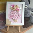 Obrazek Tamarki z aniołem i dedykacją