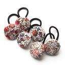 Gumeczki do włosów w kwiatuszki NINA dla dziewczynki (komplet 2 szt.)
