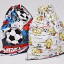Ręcznie szyty worek na buty i kapcie z bawełny 100% - piłka nożna