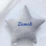 Pracownia Liliputki handmade dla dziecka poduszka gwiazda gwiazdka minky personalizowana