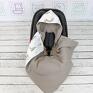 otulacz do fotelika bawełniany kocyk do infant dla dziecka nosidła