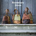 Idealna skórzana torba na co dzień w 4 kolorach wykonana ręcznie przez Ladybuq Art w rozmiarze S