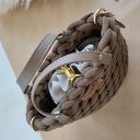 Torebka z sznurka bawełnianego " Boho Wave Bag MINI - orzechowy