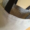 LunchBag Kropki w paski