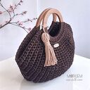 Torebka/koszyk ze sznurka poliestrowego