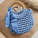 Torba-kosz Boho Wave Bag - szydełkowana torebka do ręki