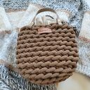 Torebka z sznurka bawełnianego " Boho Wave Bag MINI - orzechowy