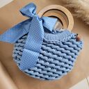 Torba-kosz Boho Wave Bag - szydełkowana torebka do ręki