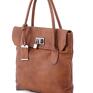 Vera bags miejska codzienna torebka damska julia 09 03 brown pojemna elegancka