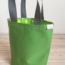 zielone lunchbag czyli torby na drugie śniadanie. Są piękną i kolorową lunchbox