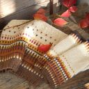 Wełniany komplet komin i mitenki - Kolory Jesieni