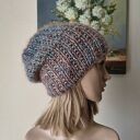 RĘCZNIE NA DRUTACH - Zimowy spacer - miła, puchata, ciepła czapka z merino, jedwabiem i moherem