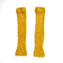 getry na ręce lub nogi w kolorze musztardy