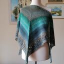 RĘCZNIE NA DRUTACH - Arctic - miła, szlachetna, ciepła chusta z japońską Noro