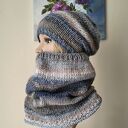 RĘCZNIE NA DRUTACH - W chmurach - miły, ciepły, otulający komplet. Projekt