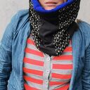 Komin patchworkowy wciągany przez głowę rozmiar uniwersalny, połączenie różnych matetiaow, polecam d