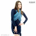 Dzianinowy Komin Tuba Szal - DIM BLUE