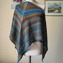 RĘCZNIE NA DRUTACH - Z miedzią - miła, lekka chusta z wełną