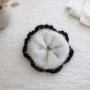 Hoshi gumka scrunchie z baby alpaki i wełny merino - handmade