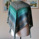 RĘCZNIE NA DRUTACH - Arctic miła, szlachetna, ciepła chusta z japońską