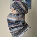 RĘCZNIE NA DRUTACH - W chmurach - miły, ciepły, otulający komplet. Projekt autorski