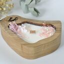 Świeca sojowa w drewnie dębu Oldtree - mięta i limonka (handmade) 