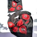 Ciepła czapka wełniana handmade na podszewce - czarna, rozmiar uniwersalny