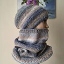 RĘCZNIE NA DRUTACH - W chmurach - miły, ciepły, otulający komplet. Projekt autorski