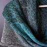 dodatki: Bawełniana chusta - ręcznie robione na prezent na drutach