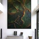 Luksusowa dekoracja na ścianę 100x150 cm - obraz strukturalny do salonu