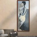 Lady - duży plakat z kobietą 120x60 cm do oprawy