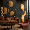 FUTURE DESIGN obraz nowatorski z mocna strukturą czarno złoty 80x120cm